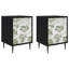 36cm W Engineered Wood Bedside Table