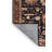 Machine Washable Persian Brown Area Rug-1381740954