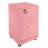 Lockable Engineered Wood 2-Drawer Mobile File Cabinet-1412590893