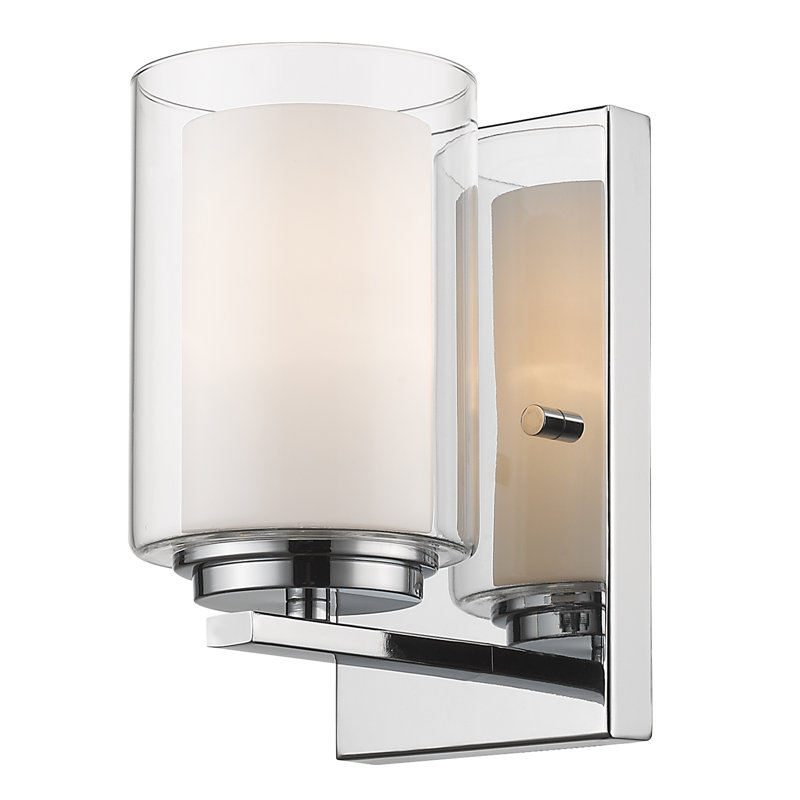 Arie Steel Armed Sconce, Chrome