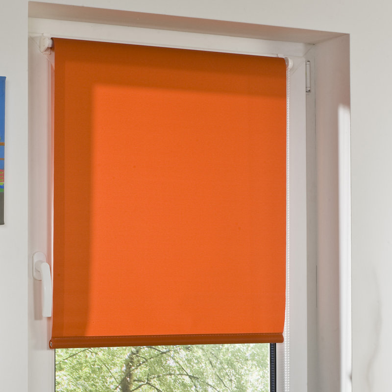 Opaque Roll-Up Blind, 45 x 150cm, Terracotta