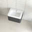 24-Inch Wall Mounted Bathroom Vanity In Grey, Featuring White Ceramic Integrated Basin, 45 Angled Handle, Soft-Close Drawer, Waterproof Structure, Ample Storage For Toiletries, American Style, Easy-1126164535