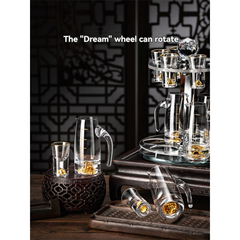 Support à coupes de vin, H 9,01 po x l 9,52 po x P 9,52 po