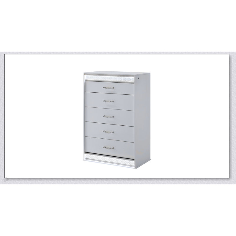 Commode 5 tiroirs Glam