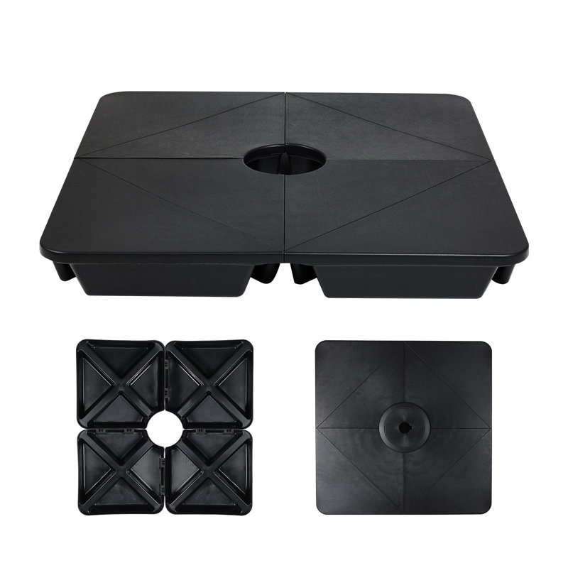 4-Piece Offset Cantilever Patio Umbrella Base