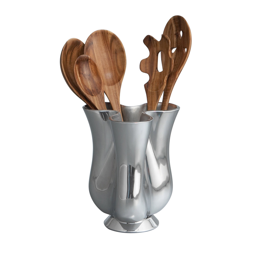 Nambe Tulip Tool Jug W/ Tools Nambé