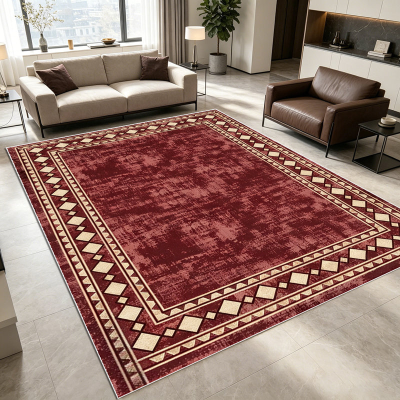 1PC Vintage Persian Traditional Floral Paisley Medallion area rugs for Living Room, Soft and Comfortable, Suitable for all seasons, easy-to-maintain, machine washable Indoor floor mat, Under Table Farmhouse suitable for dining room, bedroom.
