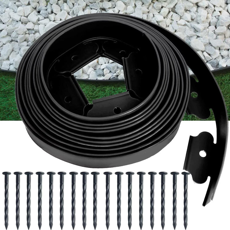 5cm H x 1200cm W Plastic Lawn Edging