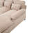 Chenille Sectional Sofa with Double Chaises-948247685