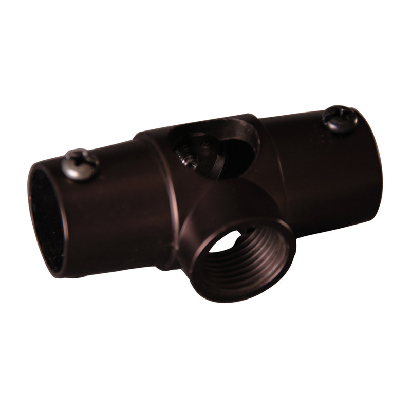 Shower Rod Wall Tee, Oil Rubbed Bronze