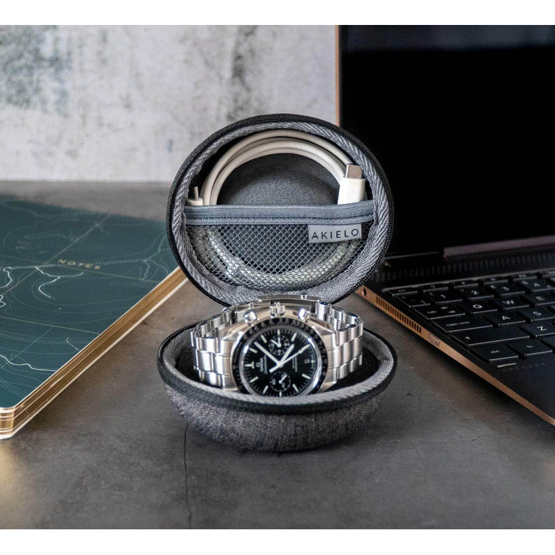 Watch Box +, Charcoal Grey