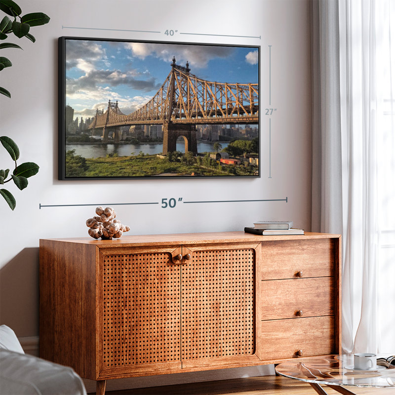 Impression sur toile Queensboro Bridge NYC, H 27 po x l 40 po