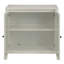 Console blanche avec 2 portes