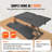 Hakimah Adjustable Metal Base Computer Desk-509681670