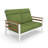 Townsend Metal Outdoor Loveseat With Sunbrella Cushion-116227656