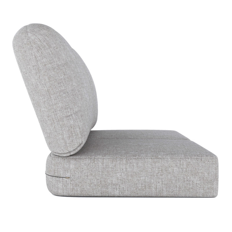 Indoor/Outdoor Sunbrella® Seat/Back Cushion, Canvas Granite Sunbrella® Canvas