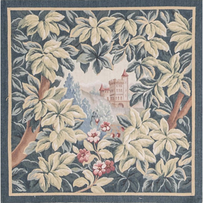 One-of-a-Kind 3'9" Square Wool Area Rug in