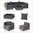 7-Piece Outdoor Wicker Sofa Set-1414452320-1414452335