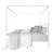 Zelai Metal Canopy Bed-761839249-761839248