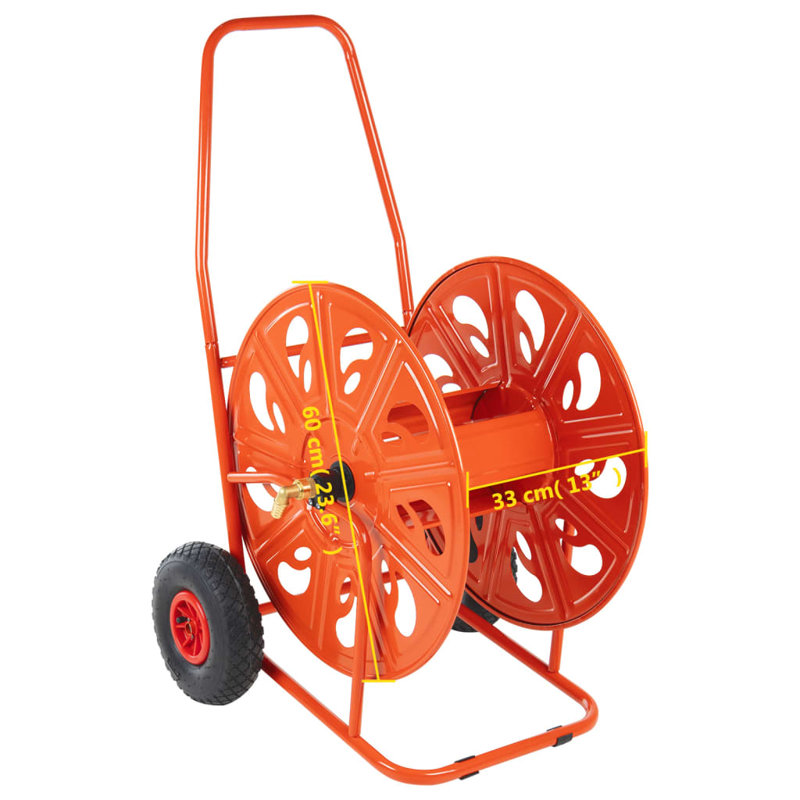 Powder-Coated Steel Hose Reel
