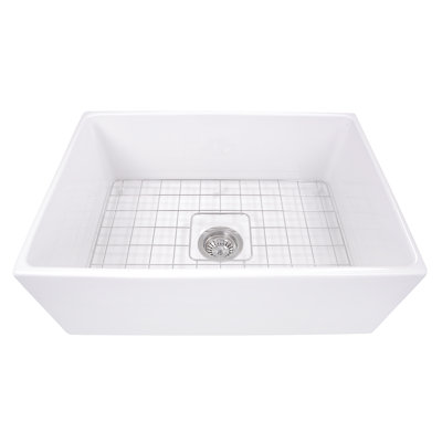 Marisol 27'' L Single Bowl Fireclay Kitchen Sink