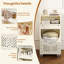 Plastic Laundry Cart with Wheels