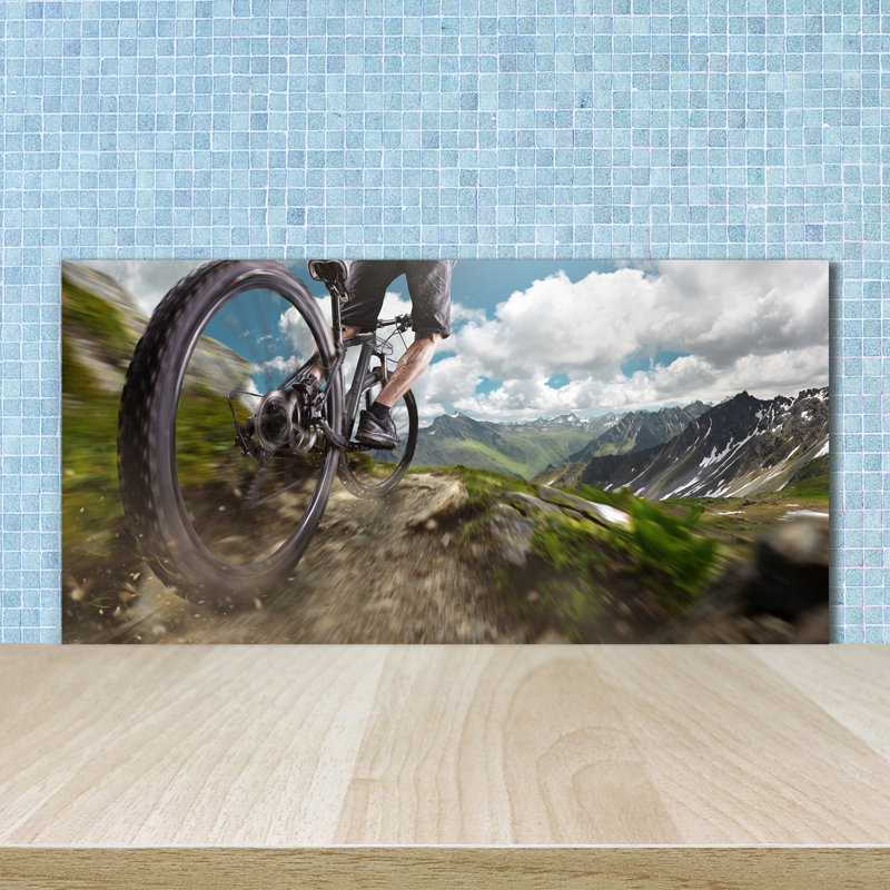 Coraima 50cm W x 100cm L Glass Peel and Stick Panel