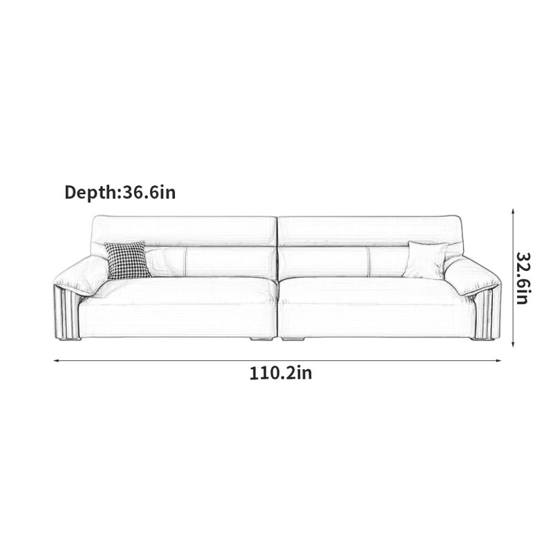 Retro Creative Sofa, Light Gray