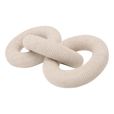 Crew Handcrafted Cream Rope Link