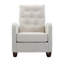 Chaise berçante à haut dossier avec siège rembourré et confortable-1724117096