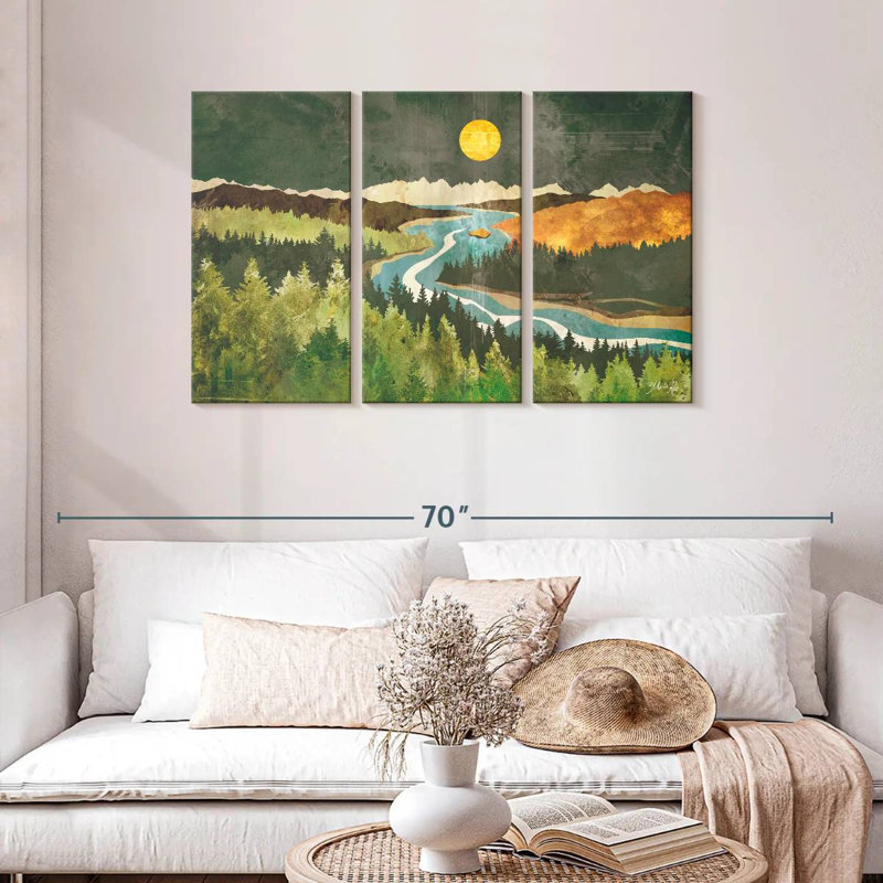 Alvord Mountain clair de lune, H 28 po x l 45 po