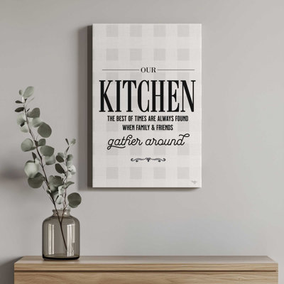 «Our Kitchen Gather Around» par Mollie B., reproduction d'art