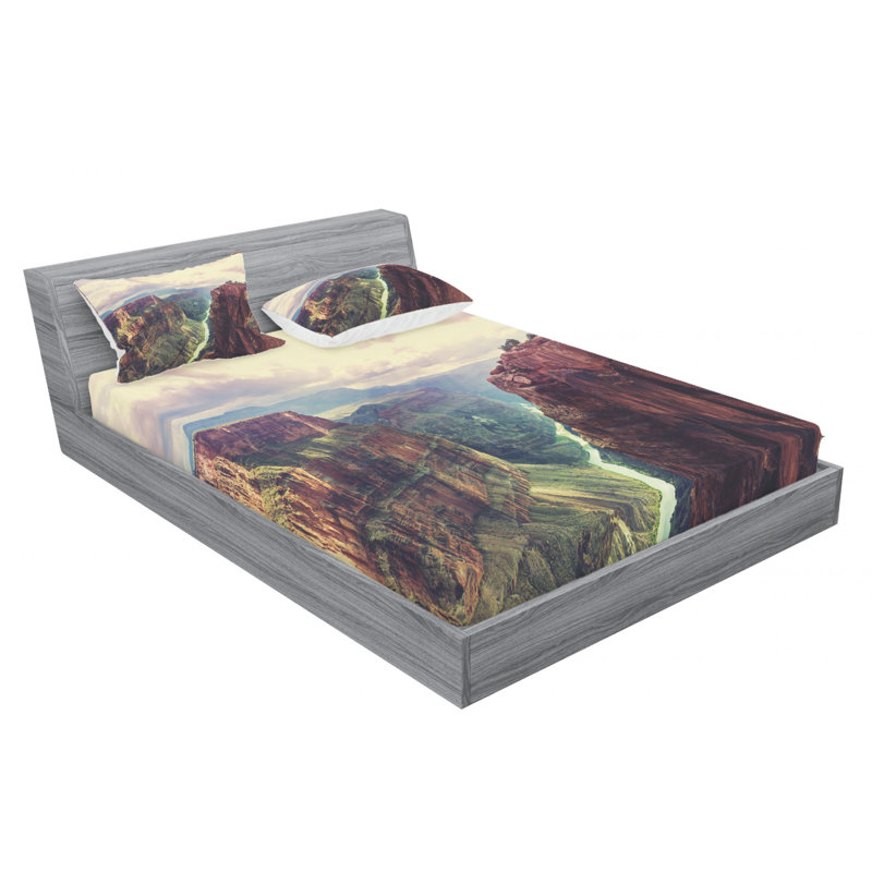 Microfiber Sheet Set, Full Sheet Set with Fitted Sheet