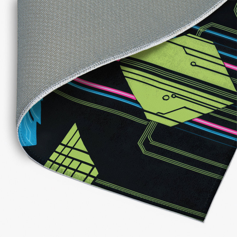 Tapis intérieur et extérieur chromatique, Rectangle 1 pi 6 po x 2 pi 6 po
