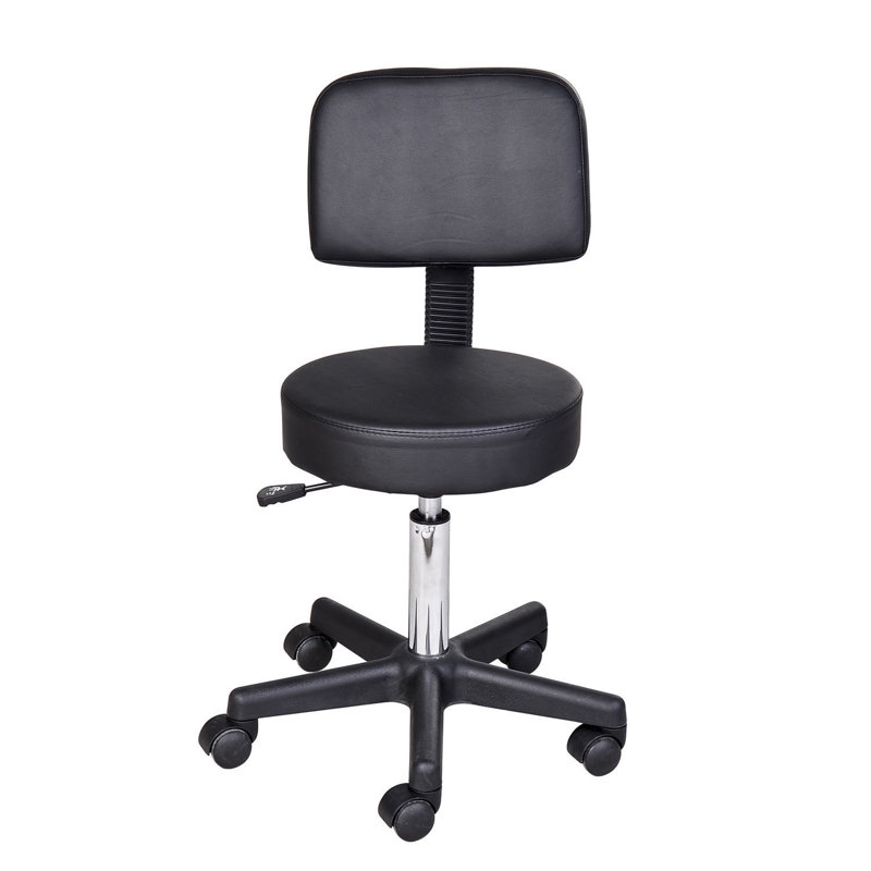 Swivel Upholstered Adjustable Height Counter Stool