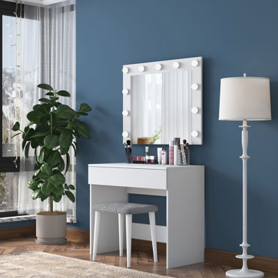Atesha Dressing Table with Mirror