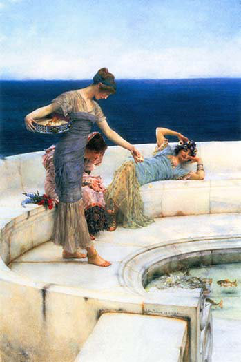 " Silver Favourites " by Alma-Tadema