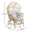 Fauteuil oscillant d'extérieur en osier Palos-484661224