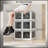 Stackable Storage Bins With Lids, Wheels, And Collapsible, White-1450970859