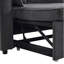 3-In-1 Convertible Sofa Bed With Cup Holders, Pillows And Storage Pocket Pullout Sectional Daybed-1427848773