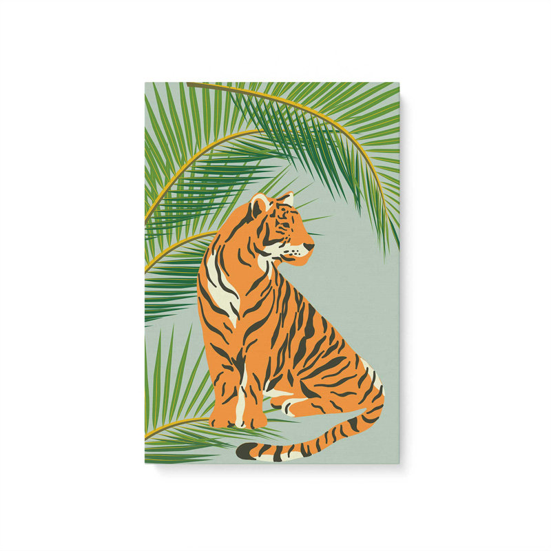 «Tiger's Tropical Retreat», H 30 po x l 20 po