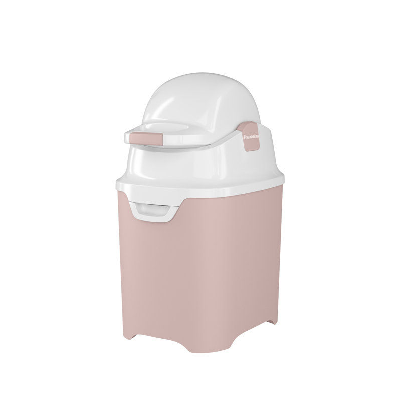 Mini-seau Ã  couches, poubelle de 5,7 litres, Rose