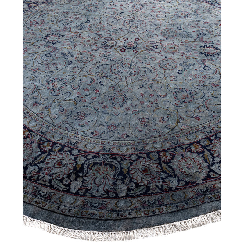 Overdyed One-of-a-Kind 8' 0" X 8' 1" Hand Knotted Area Rug