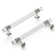 Crystal Palace Kitchen Handles, Solid Core Drawer Pulls for Cabinet Doors, 5-1/16"