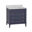 Meuble-lavabo simple 36 po avec comptoir en quartz gris Whitman-426006130-521133448