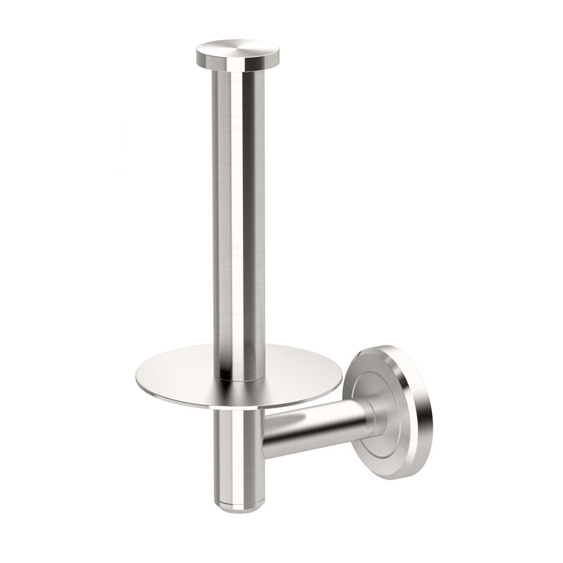 Porte-papier hygiénique vertical Latitude II | Porte-papier hygiénique, Nickel satiné