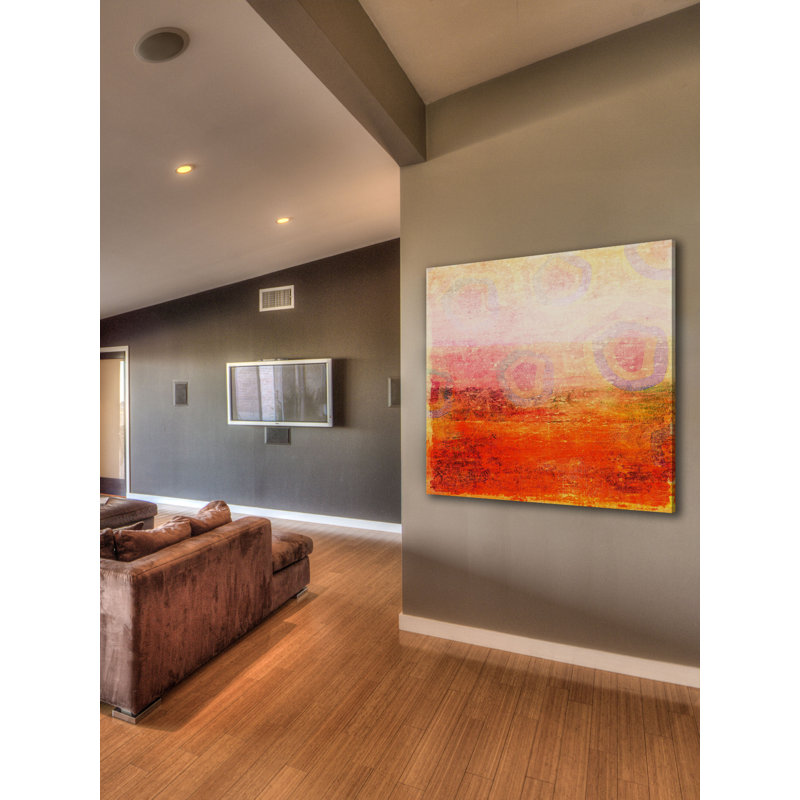 « unakite », reproduction d’art sur toile tendue, H 18 po x l 18 po