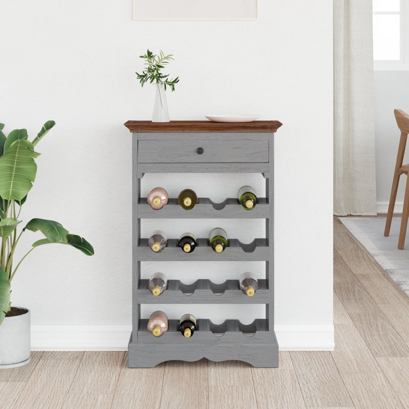 Wine Rack Solid Mahogany Wood 55x23x85 cm