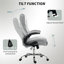 Bureau ajustable en velours gris (100 polyester) avec siège pivotant et revêtement en velours, 10,9 po
