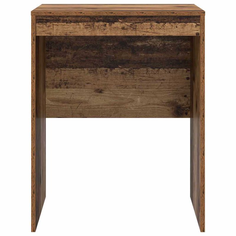 Desk 76 Cm Engineered Wood, Old Wood, 76 cm H x 60 cm W x 50 cm D